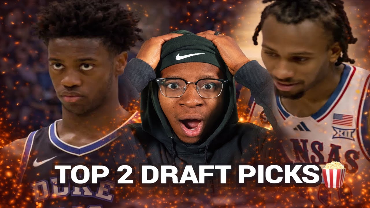 ATLANTA HAWKS FAN REACTS TO TOP 2 DRAFT PICKS MATCHUP | #14 Kansas vs #13 BYU Full Game Highlights