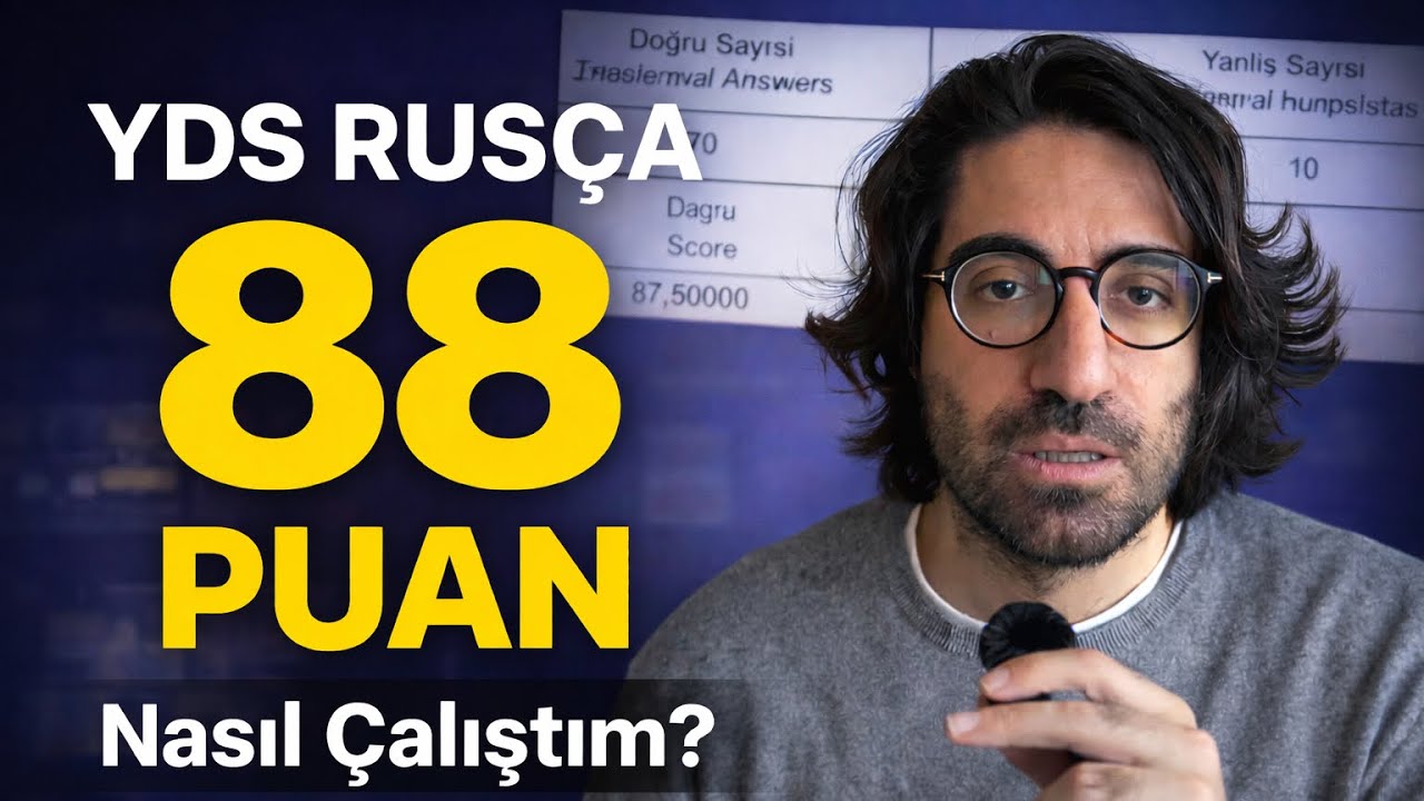 YDS Rus&ccedil;a 88 Puan | Nasıl &Ccedil;alıştım? 
