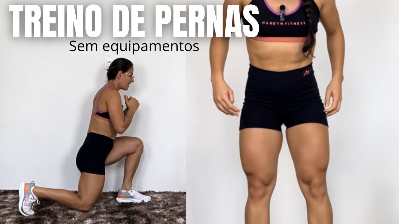 TREINO DE PERNAS RÁPIDO E INTENSO SEM EQUIPAMENTOS
