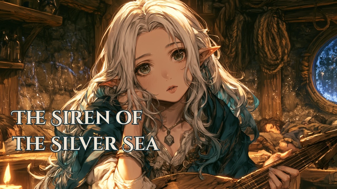 The Siren of the Silver Sea | Sea Elf Bard Ballad [D&D Bard Music / Fantasy Folk]