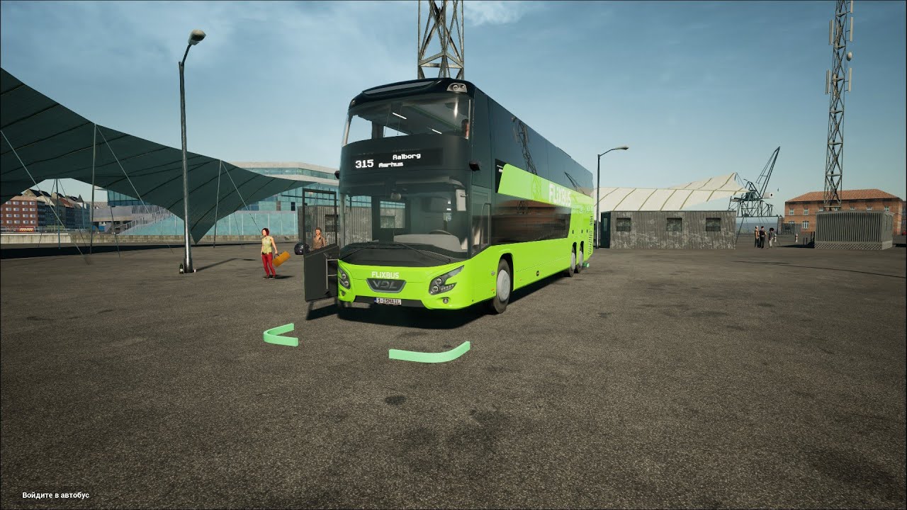Fernbus Simulator PS5 Slim Logitech G29 | Denmark DLC Gameplay