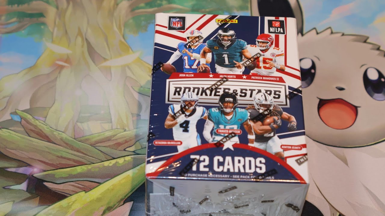 Набор Panini Rookies & Stars Football Blaster Box 2025 года