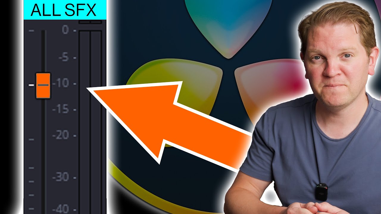 Автобусы DaVinci Resolve Fairlight для начинающих (управляйте своим звуком!)