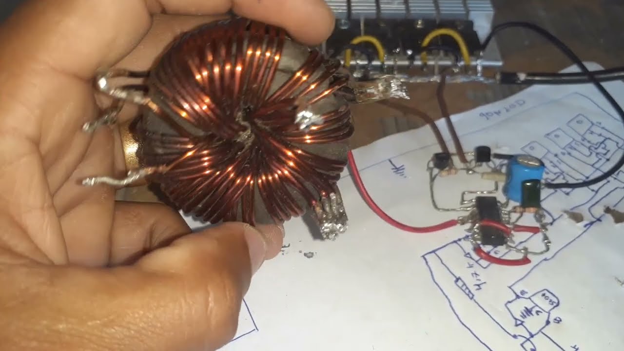 como fazer um inversor (passo a passo) com transformador toroidal
