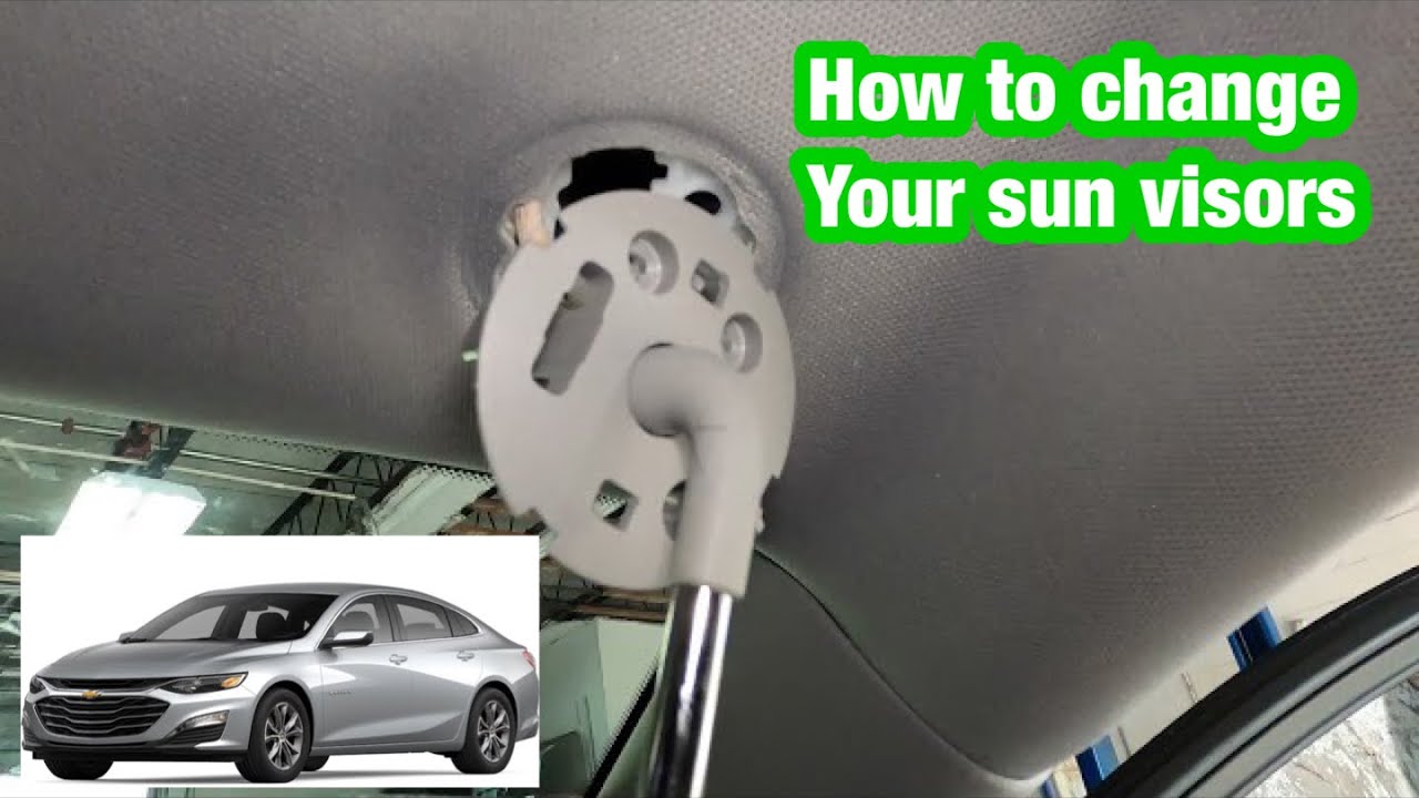 REPLACING THE SUNVISOR ON A CHEVY MALIBU