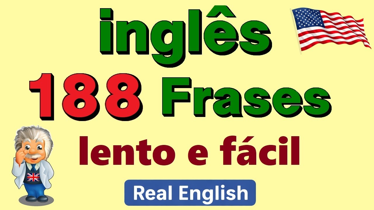 ✅ 188 frases em ingles dormindo | ingles para iniciantes (português) | EUA e Canadá