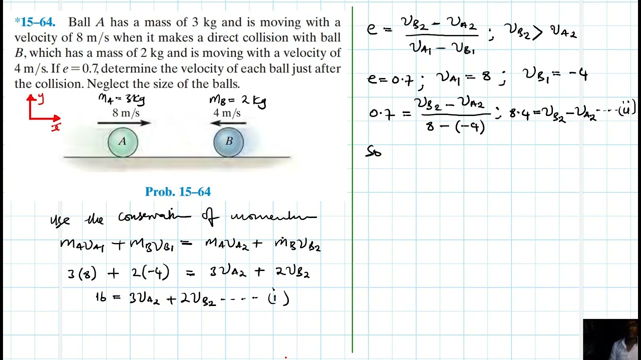 15-64 Kinetics of a Particle: Impulse and Momentum (Chapter 15: Hibbeler Dynamics) Benam Academy