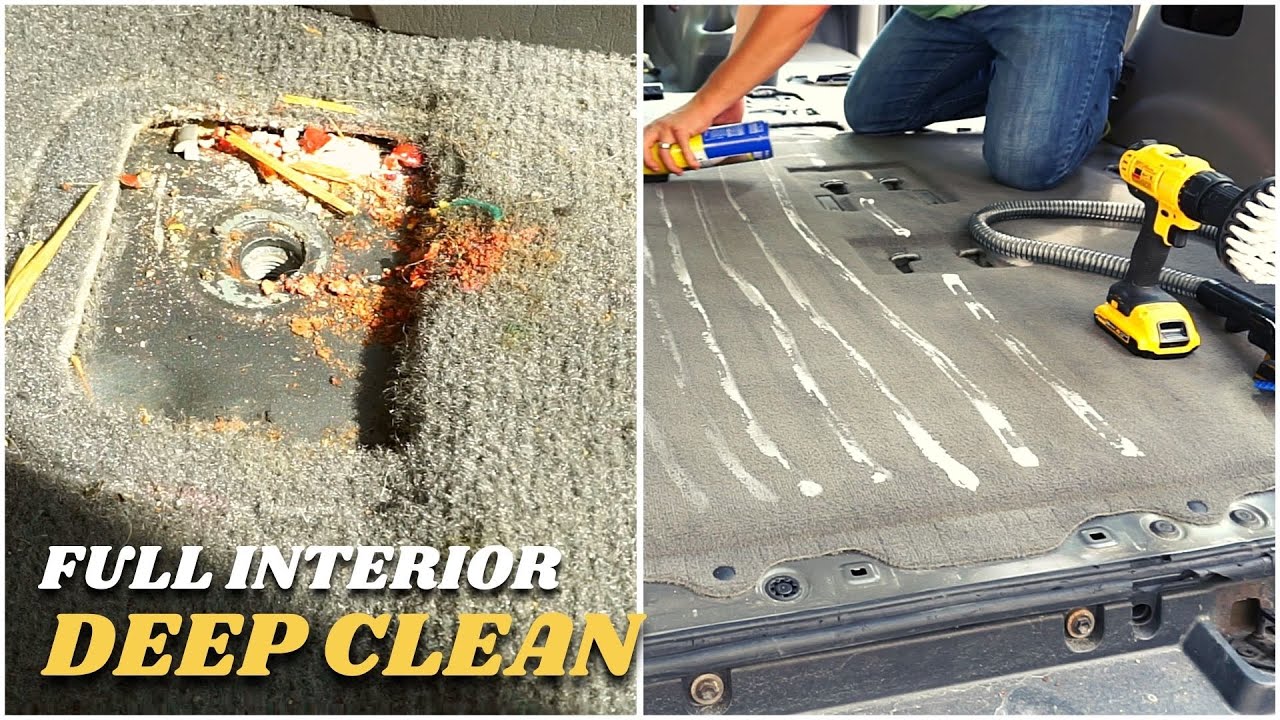 Deep Cleaning A Neglected Interior - Full Interior Car Detailing