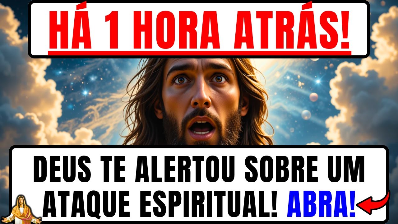 DEUS DIZ: EU TENTEI TE AVISAR HÁ 1 HORA! ALGUÉM ESTÁ PLANEJANDO ALGO CONTRA VOCÊ! Jesus te chama!