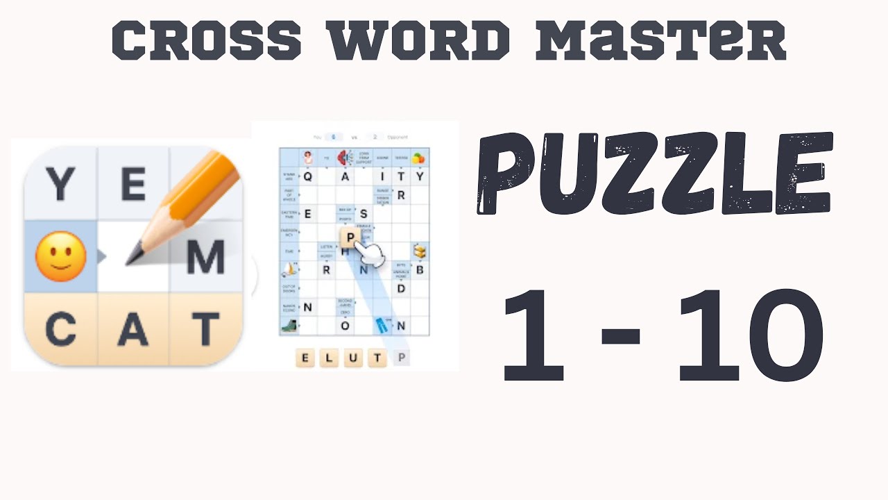 Crossword Master Puzzle 1 2 3 4 5 6 7 8 9 10 Answers