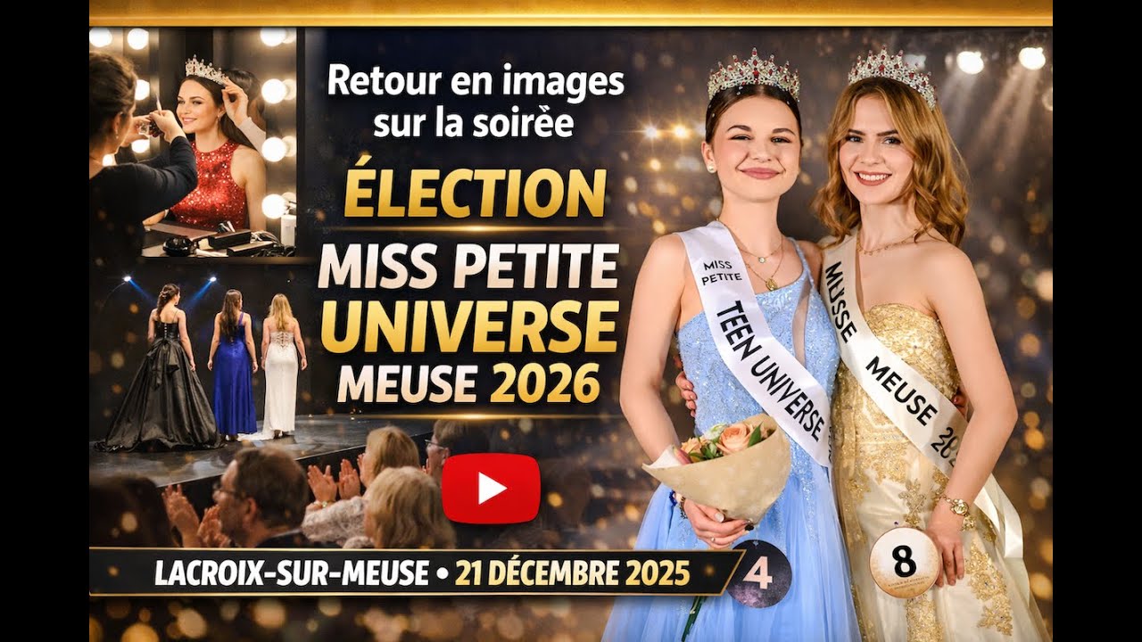 Miss Petite Universe Meuse 2026 – Récapitulatif de la soirée d’élection | Lacroix-sur-Meuse