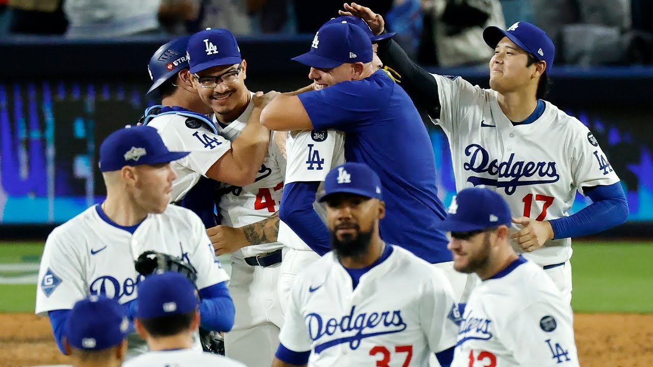 EXCLUSIVE ACCESS: Celebrate ON FIELD with the Dodgers after advancing to 2025 World Series! (360&deg;)