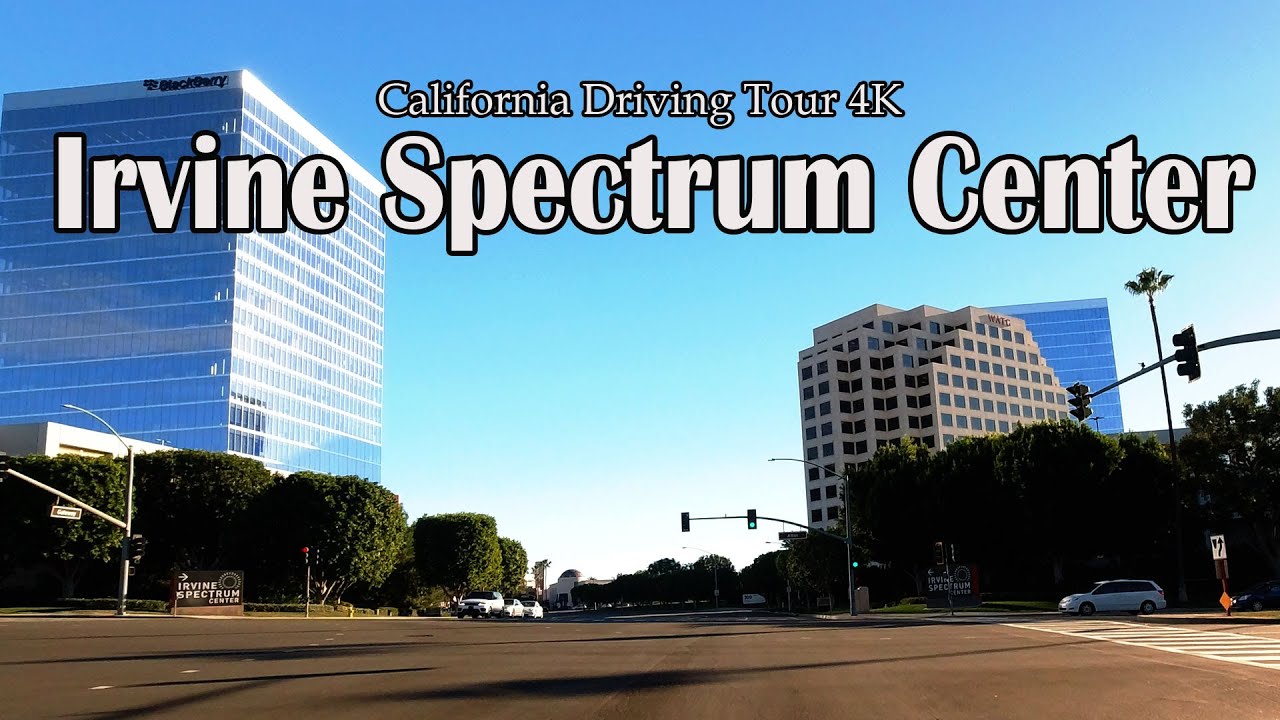 Driving to Irvine Spectrum Center 4K, Orange County - California - USA | City and Scenic Drives