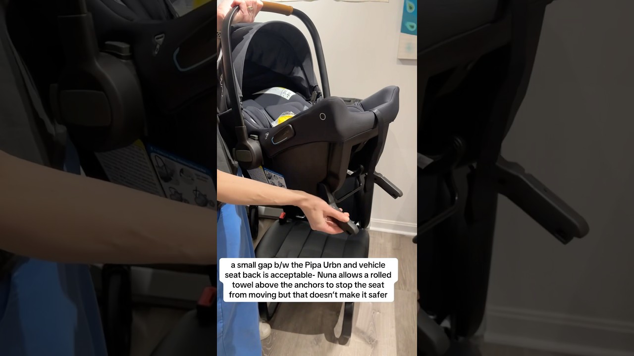 Nuna Pipa Urbn installation #tips #travellingwithkids  #carseat #pipaurbn #baby