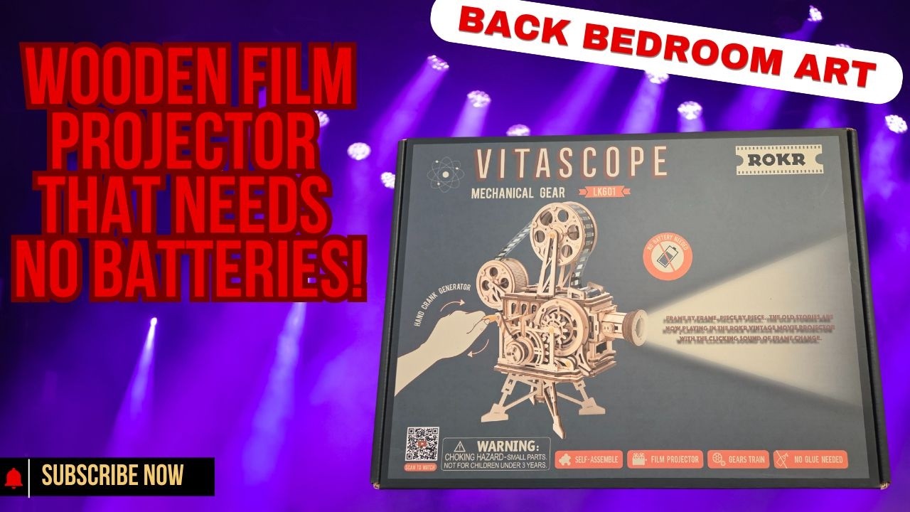 A fun to build Wooden Film Projector!