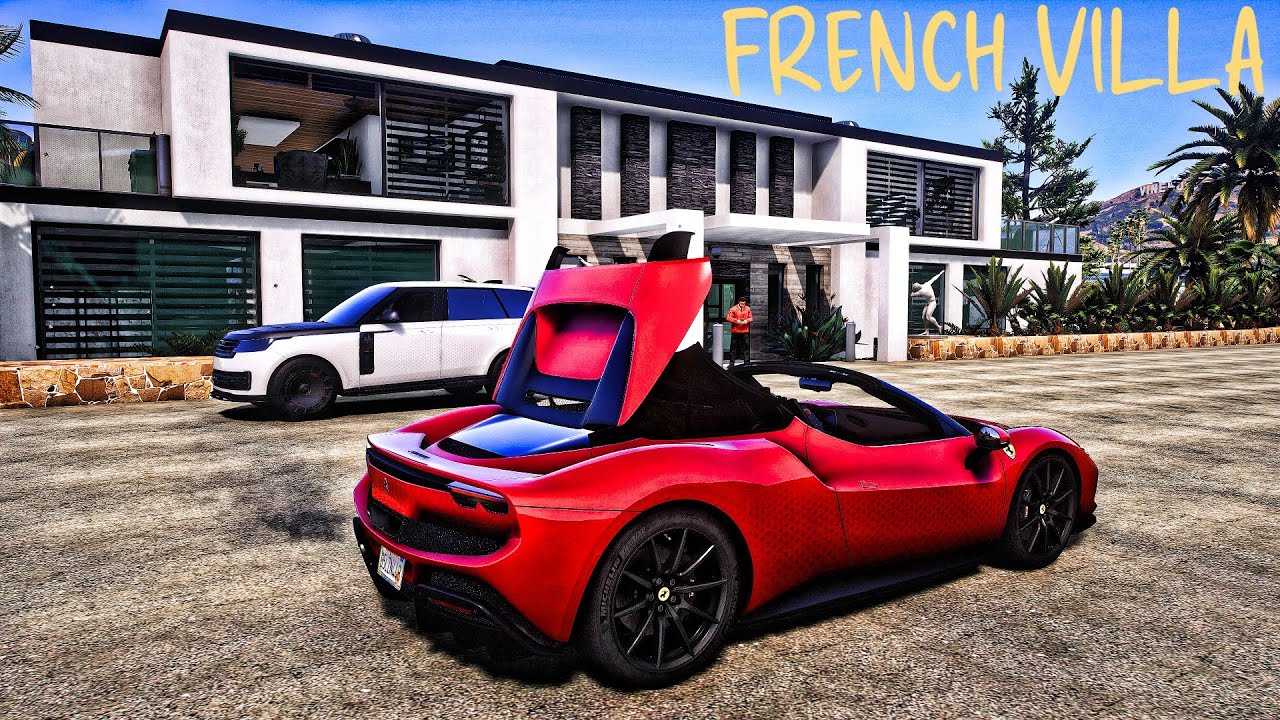 GTA 5 MODS || LET'S GO TO WORK || FRENCH VILLA GARAGE