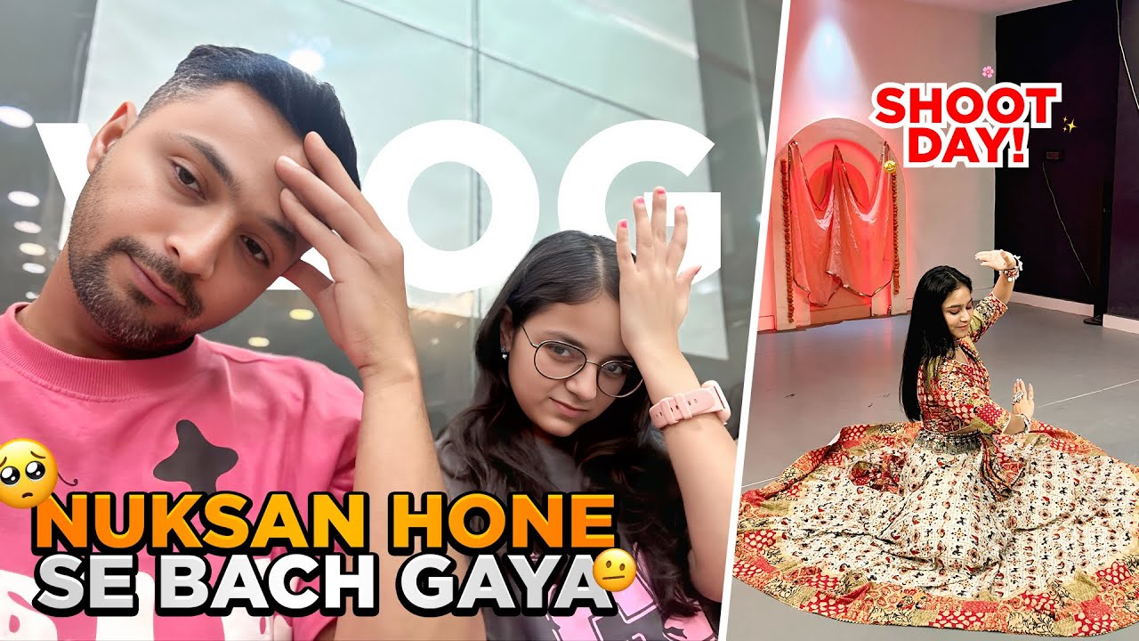 Nuksan hone se bachgaya🥺🥺 | Shoot day | AR Vlogs 