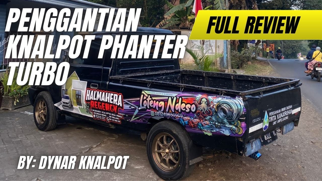 PENGGANTIAN KNALPOT PHANTER TURBO 