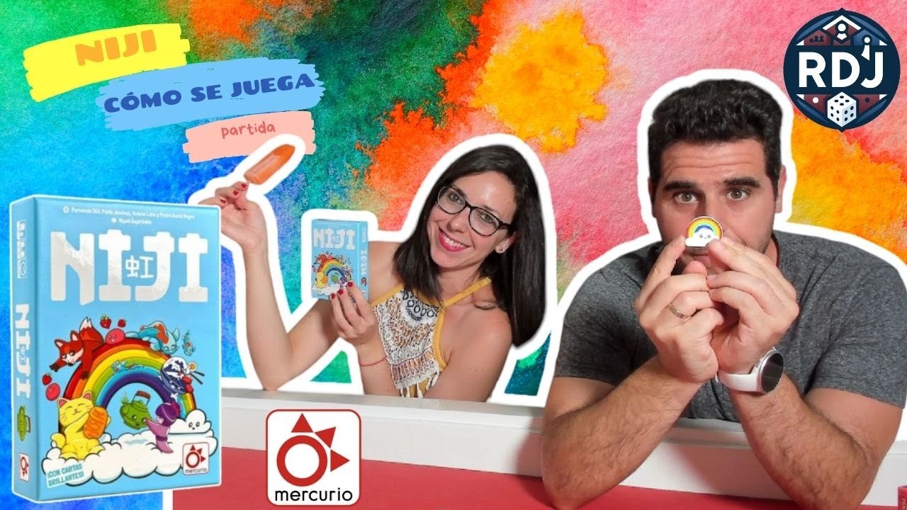 NIJI ¿Qué significa? VídeoReseña, Partida, Cómo se juega. Colorinchis!!