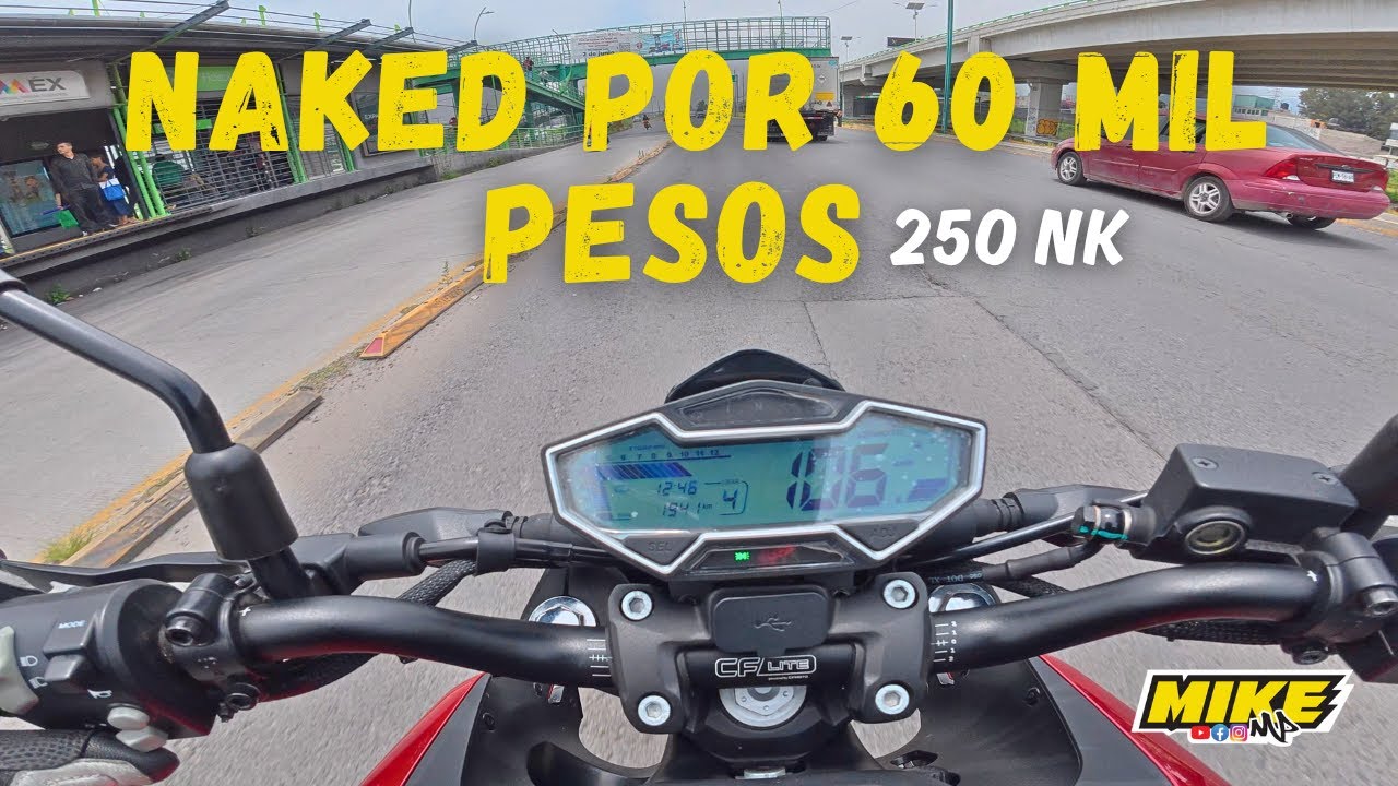 CFLITE 250NK (FI + ABS) Prueba de MANEJO en CIUDAD ¿La 250CC con más POTENCIA? 