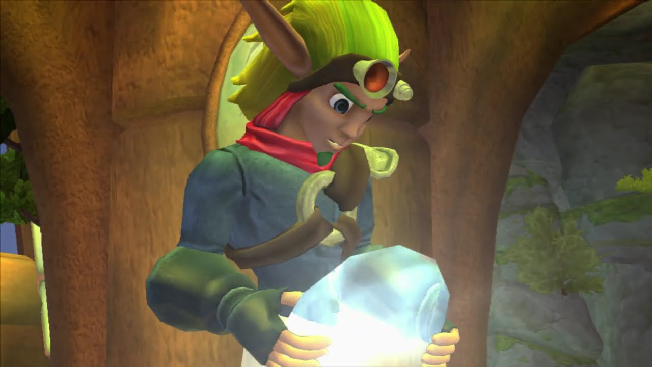 Jak 2 - Find the Gear in the Mountain Temple and Find the Lens in the Mountain Temple