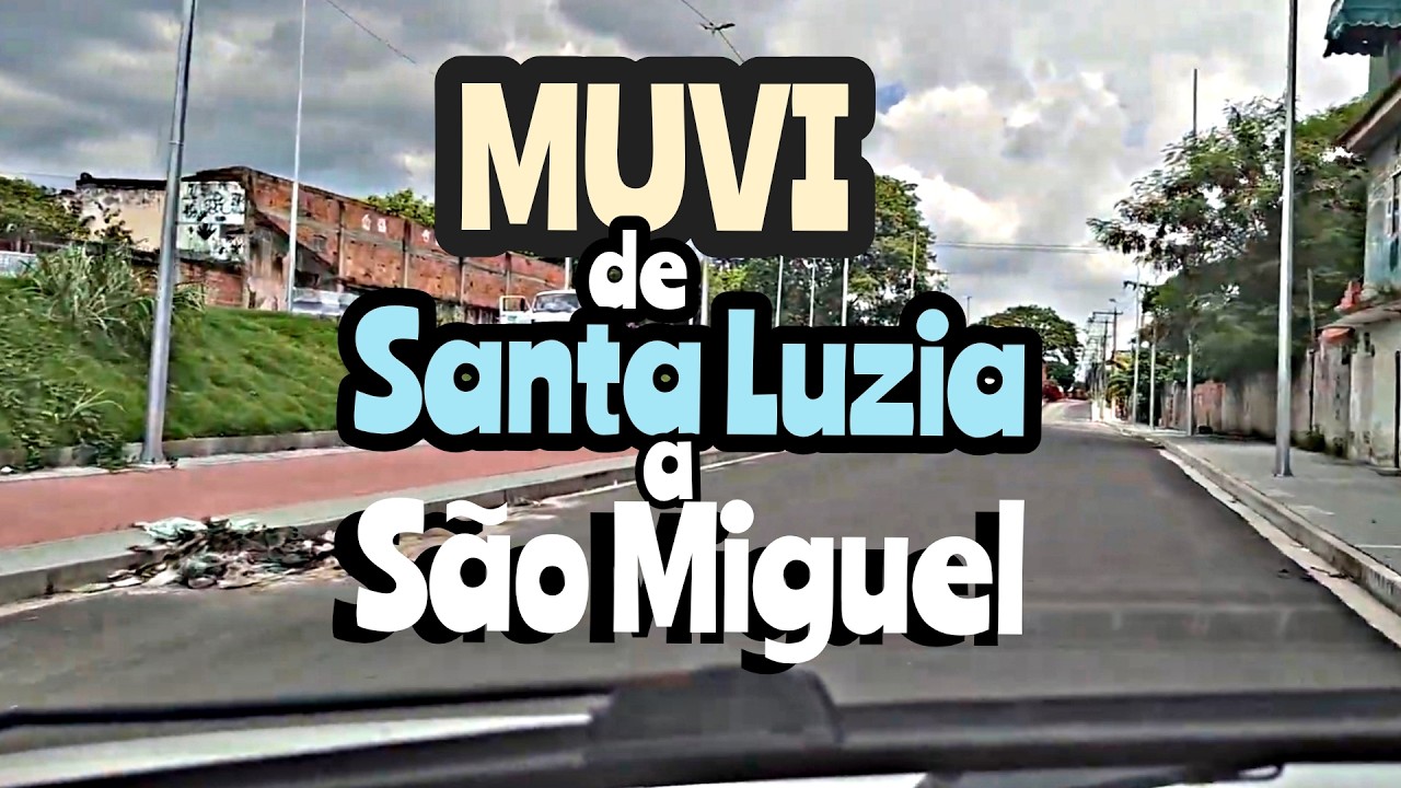 De Santa Luzia até a São Miguel, pela pista do Muvi.