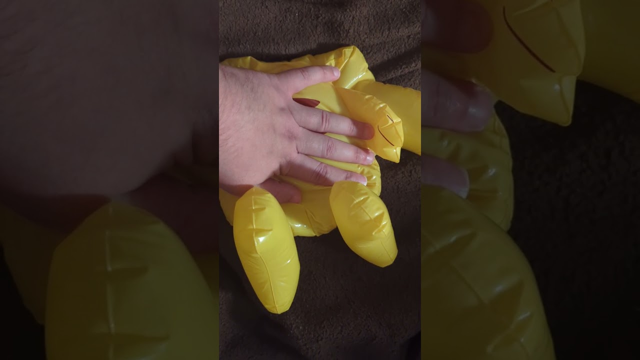 Deflating Inflatable Backwards Pikachu 