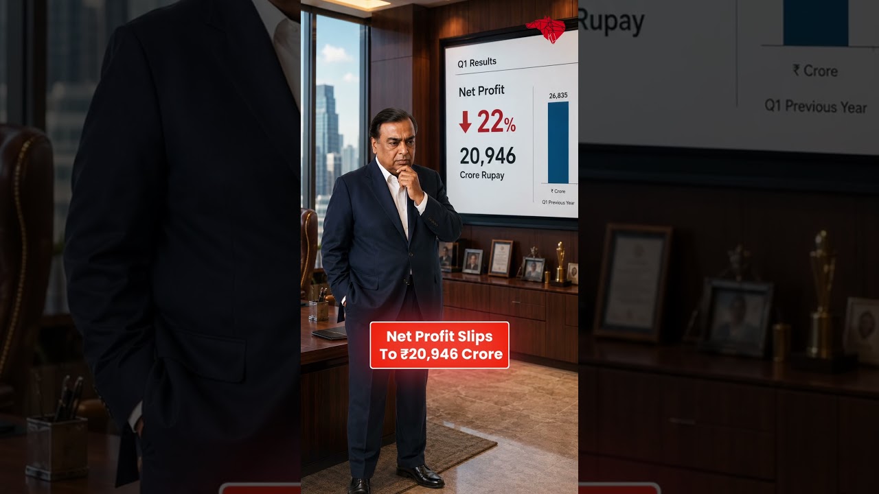 Why Reliance Profit Dropped Despite Record Revenue?? #information