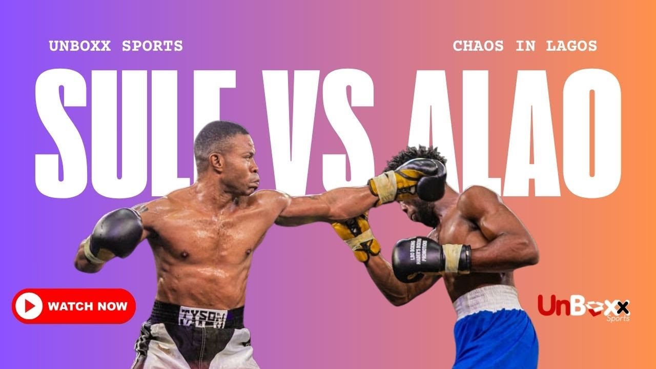 SHOCKING TKO VICTORY! Sulimon Olagbade Defeats Alao Oduntan in Epic Boxing Showdown!