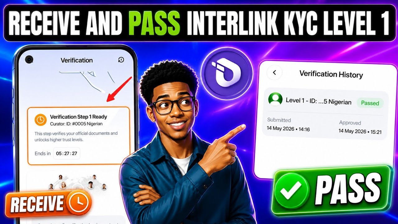 Как я получил слот на KYC в InterLink и прошел верификацию 1-го уровня