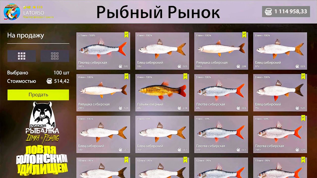 Русская рыбалка 4.🎣 р. Нижняя Тунгуска 🐟🐟🐟...💦 ЛОВЛЯ БОЛОНСКИМ УДИЛИЩЕМ от LATORSO 👀