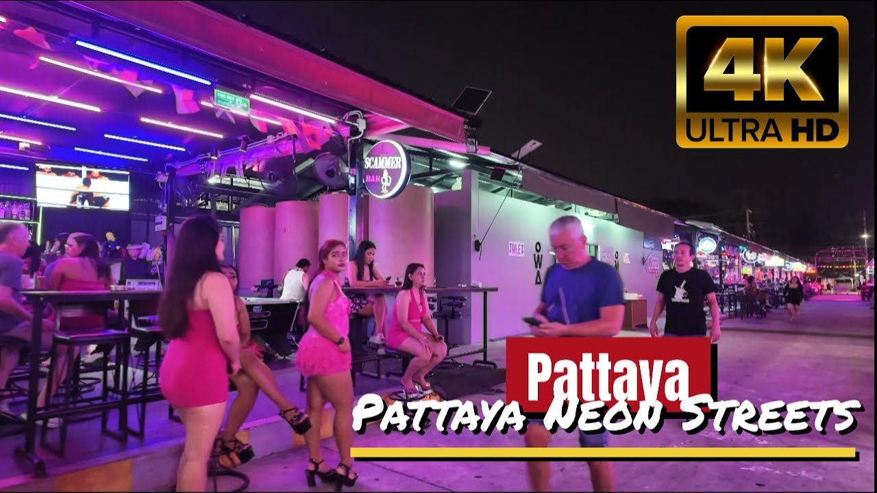 🇹🇭[4K] Pattaya After Sunset🌃Beautiful Night Vibes