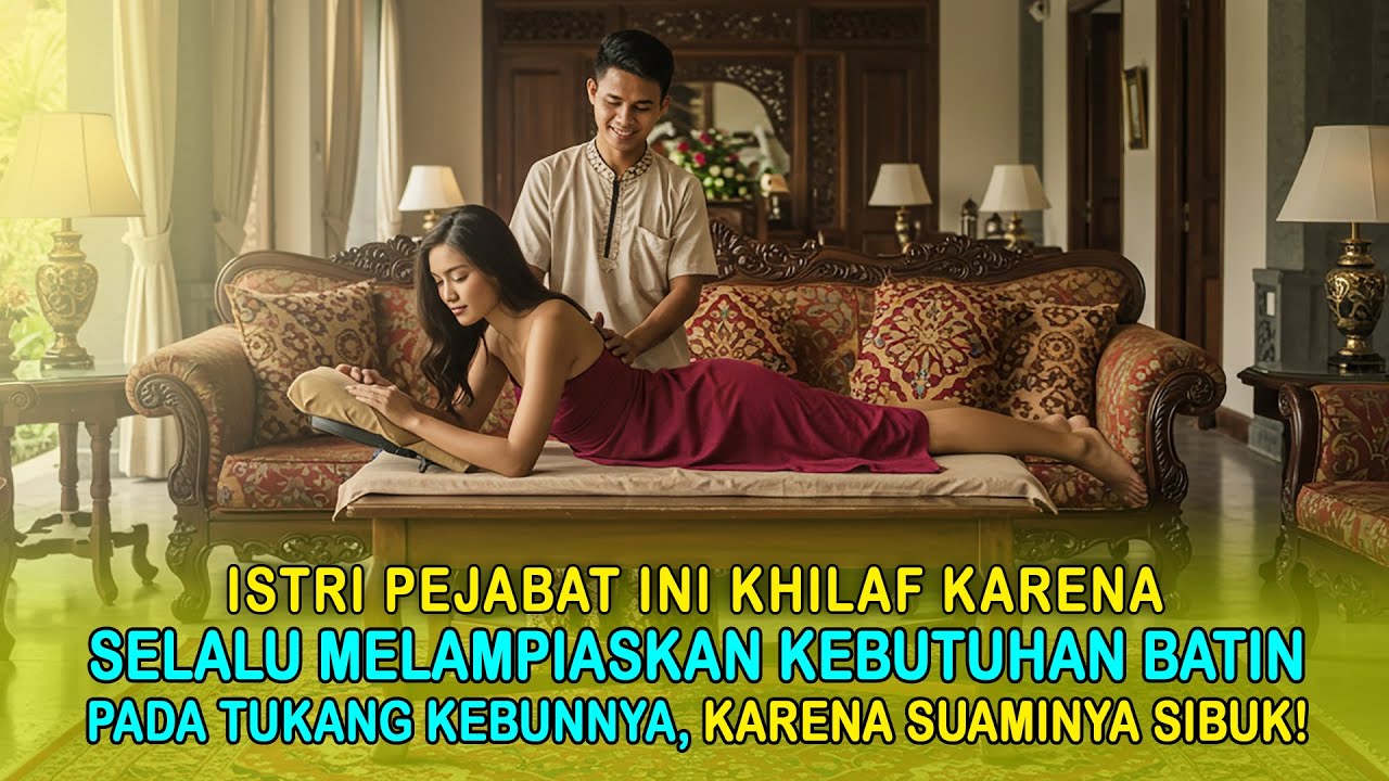 Istri pejabat ini Khilaf Karena Selalu Melampiaskan Kebutuhan Batin Kepada Tukang Kebunnya!