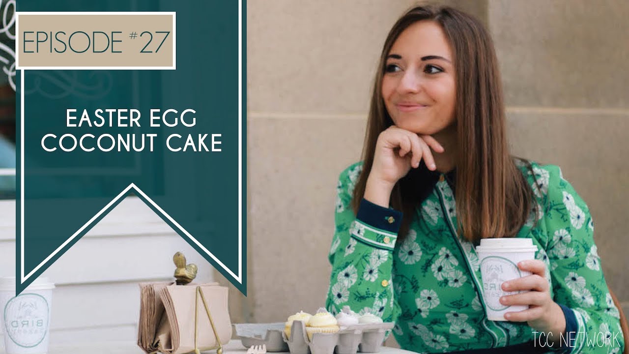 Festive Easter Egg Coconut Cake, For Spring | The Coastal Confidence