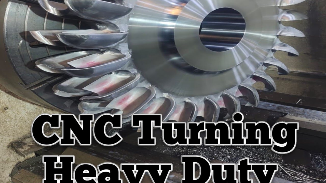 Heavy Duty CNC Turning Machine DemoIndustrial CNC Turning | Heavy Cutting Process|