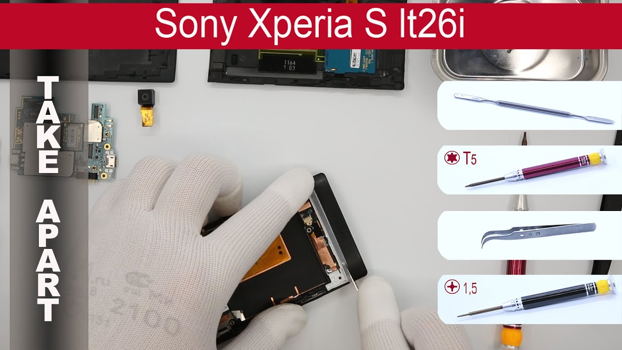Как разобрать 📱 Sony Xperia S LT26i Разборка и ремонт