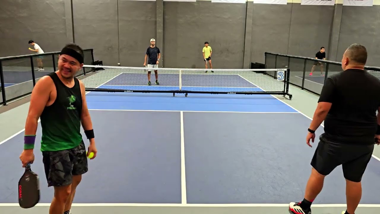 3.5+ DUPR Semis G1 Q/Kirby vs Moh/Chorong #pickleball 