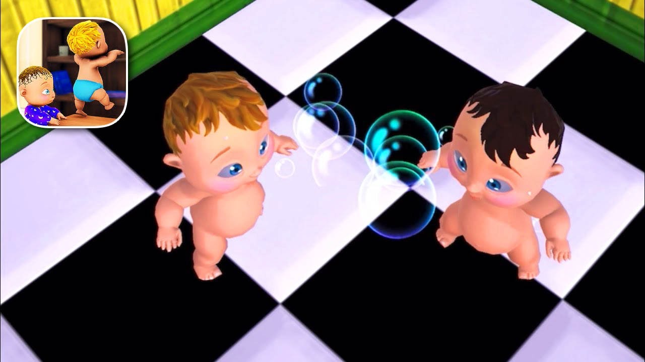 Twins Baby Simulator - Mother Simulator (iOS, Android Gameplay) 