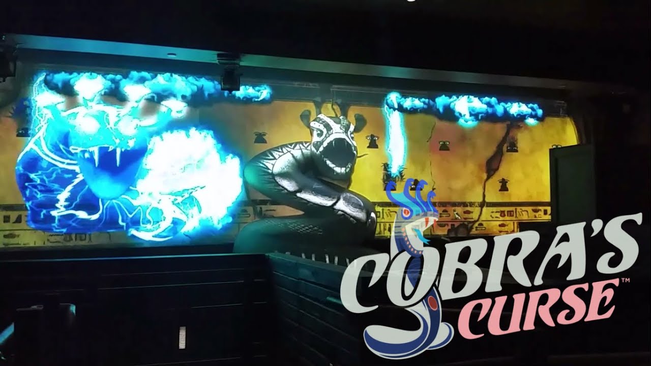 Projection Mapping Snake King Pre Show for Cobra's Curse Roller Coaster at Busch Gardens Tampa