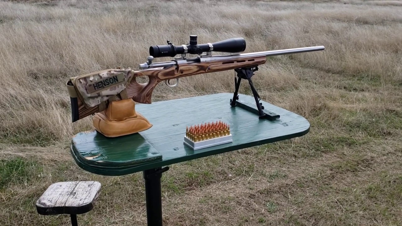 Remington 700 5R .223 CDL SFV heavy barrel with shooting table