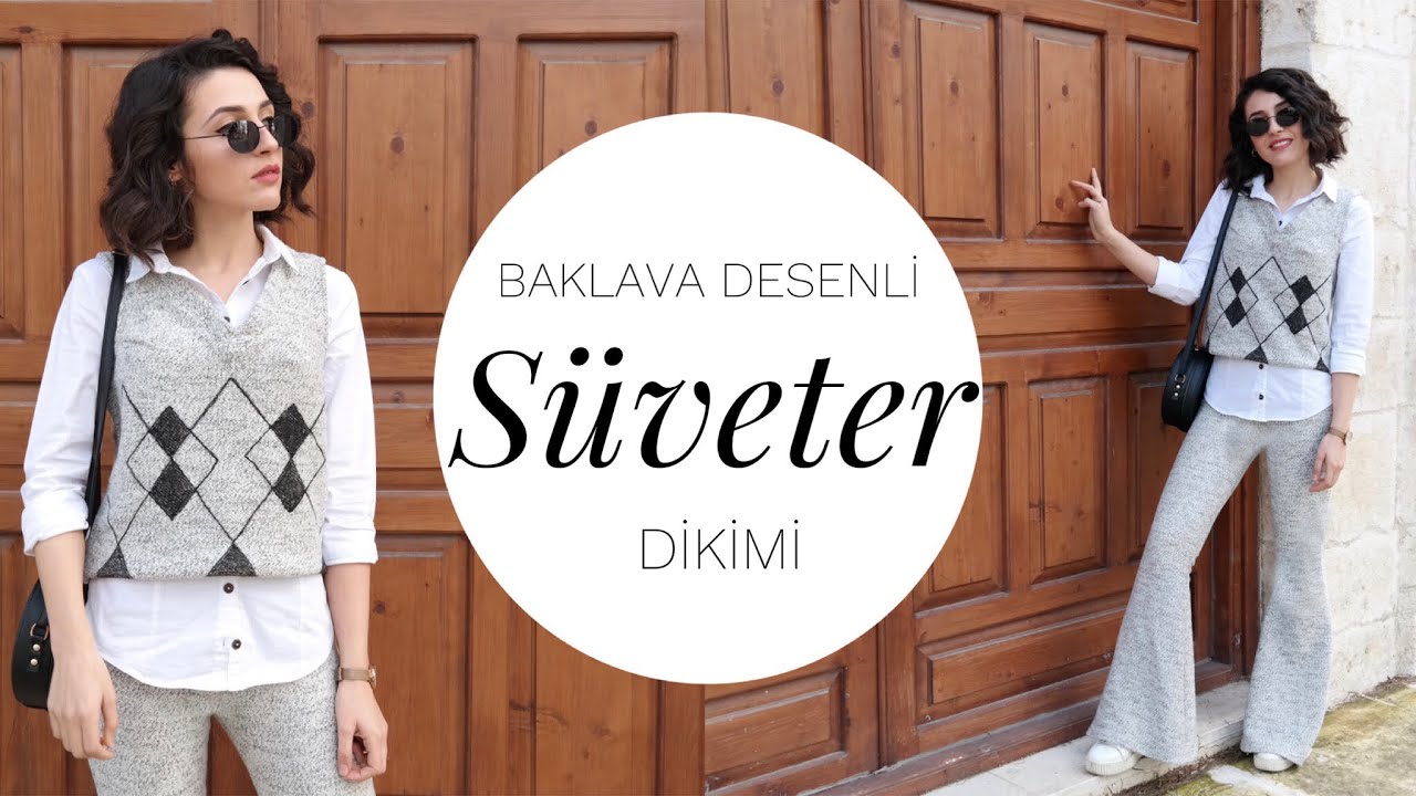 SÜVETER DİKİMİ | BAKLAVA DESENLİ | Damla Toral