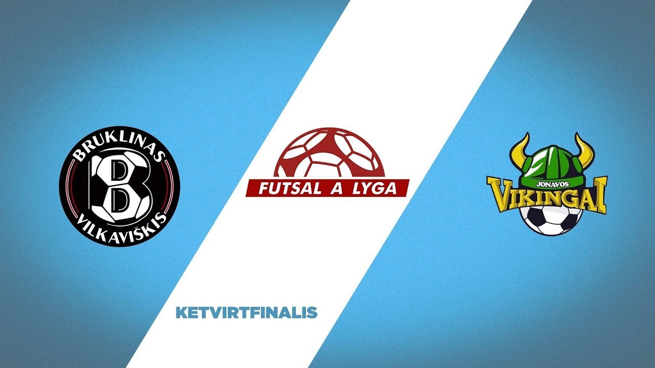 Futsal A lyga. Ketvirtfinalis: FK Bruklinas - Jonavos Vikingai (2026-03-03)