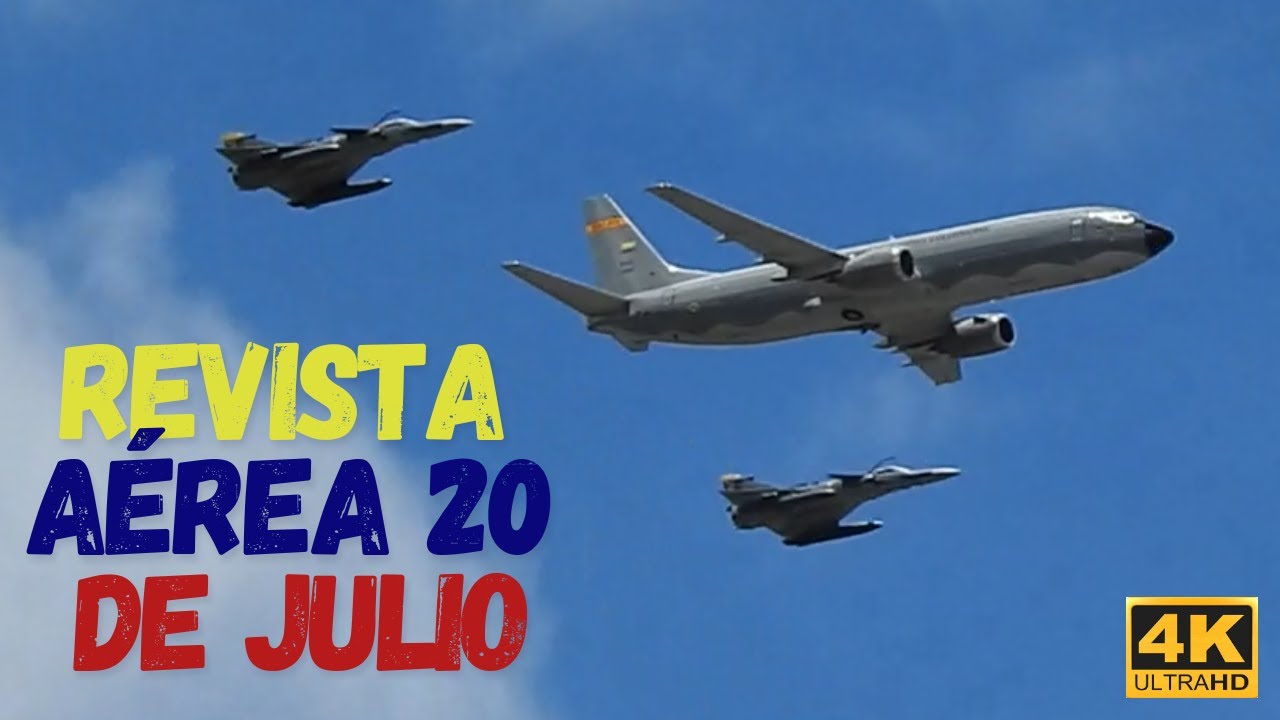 Independencia de Colombia | Demostración capacidades aéreas Fuerzas Militares y Policía Nacional |