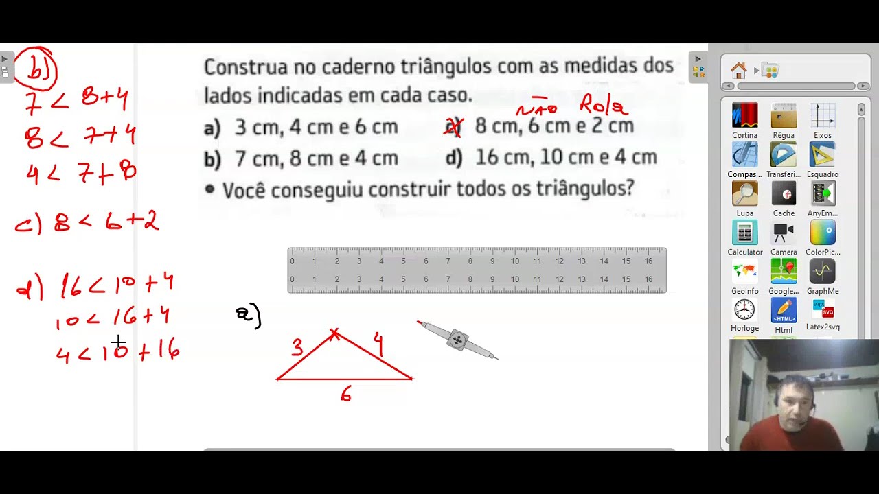 4.8 Atividades sobre triângulos 8°ano