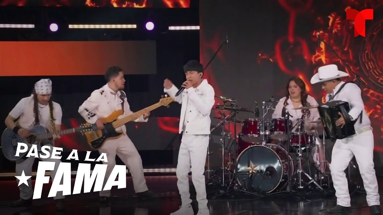 Banda La Luna presenta en el escenario 'Amor Fugaz' durante el primer concierto | Pase a la Fama