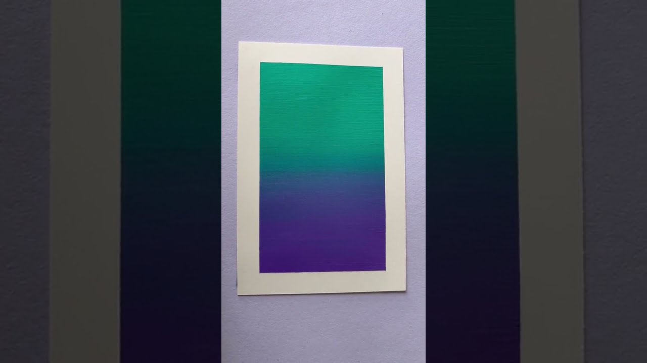 How to blend Acrylic paint - Wet Blending technique #learntopaint #paintingtutorial #shorts