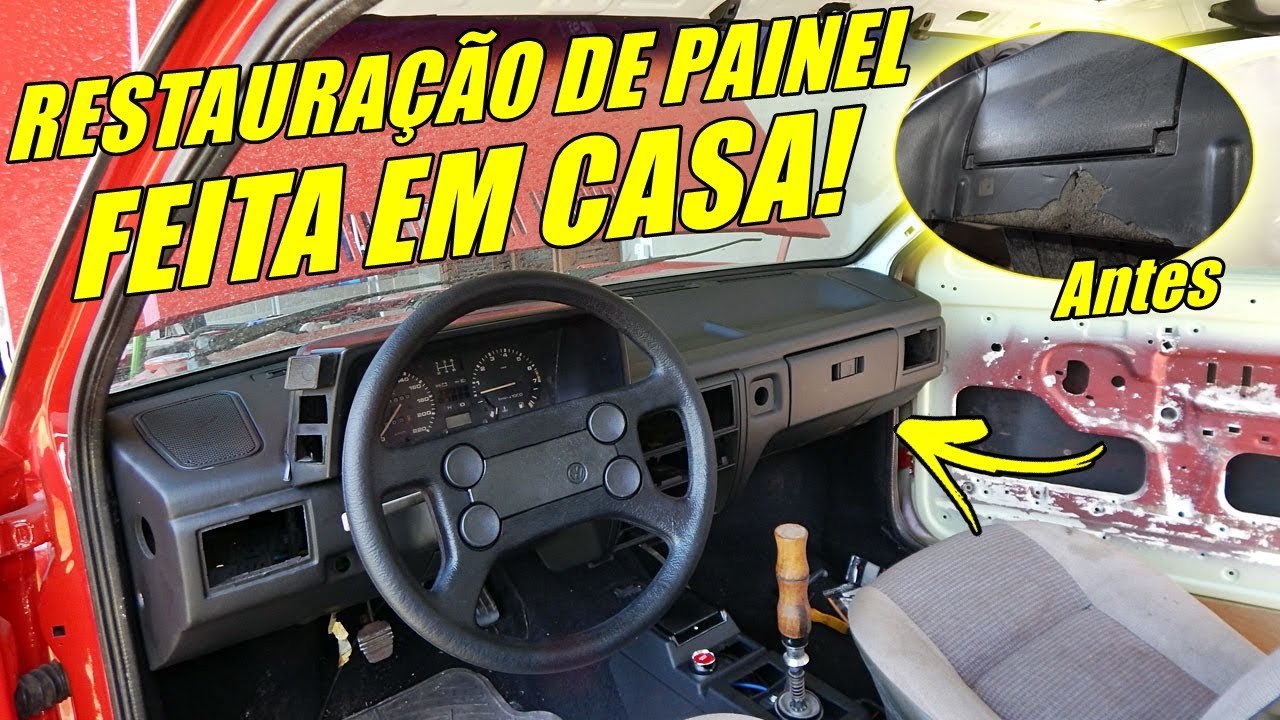 RESTAURAÇÃO PAINEL SATÉLITE GOL GTI GTS VOYAGE GLS (completo)