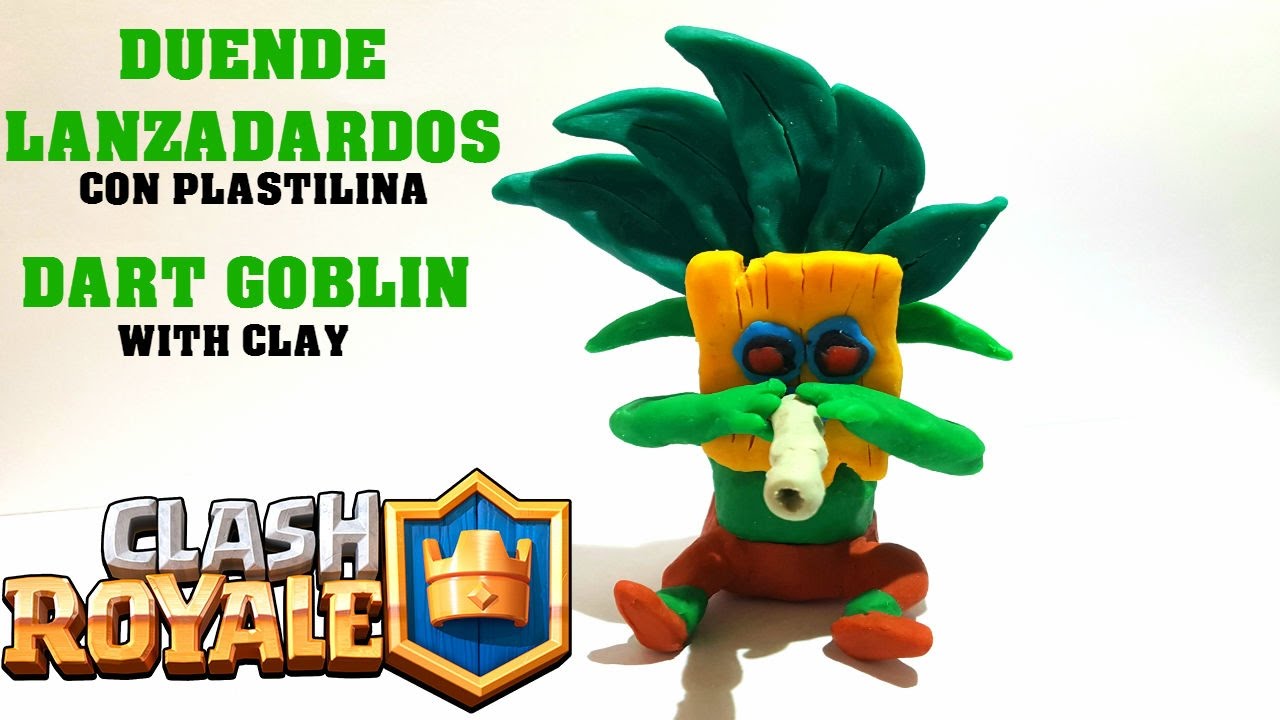 Cómo Hacer Al DUENDE LANZADARDOS De CLASH ROYALE Con PLASTILINA-MagicBocetos
