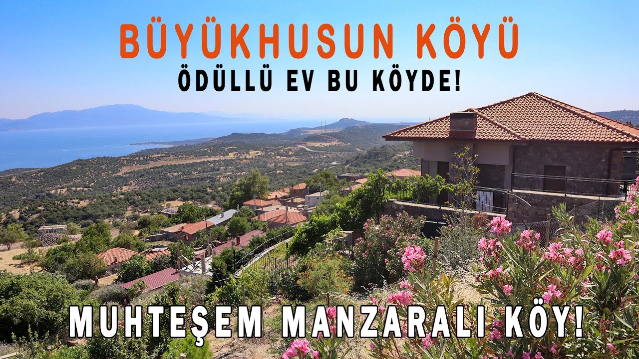İstanbul'dan göç alan bir köy; BÜYÜKHUSUN KÖYÜ  (mimarlık ödülü alan B2 Evi bu köyde!)