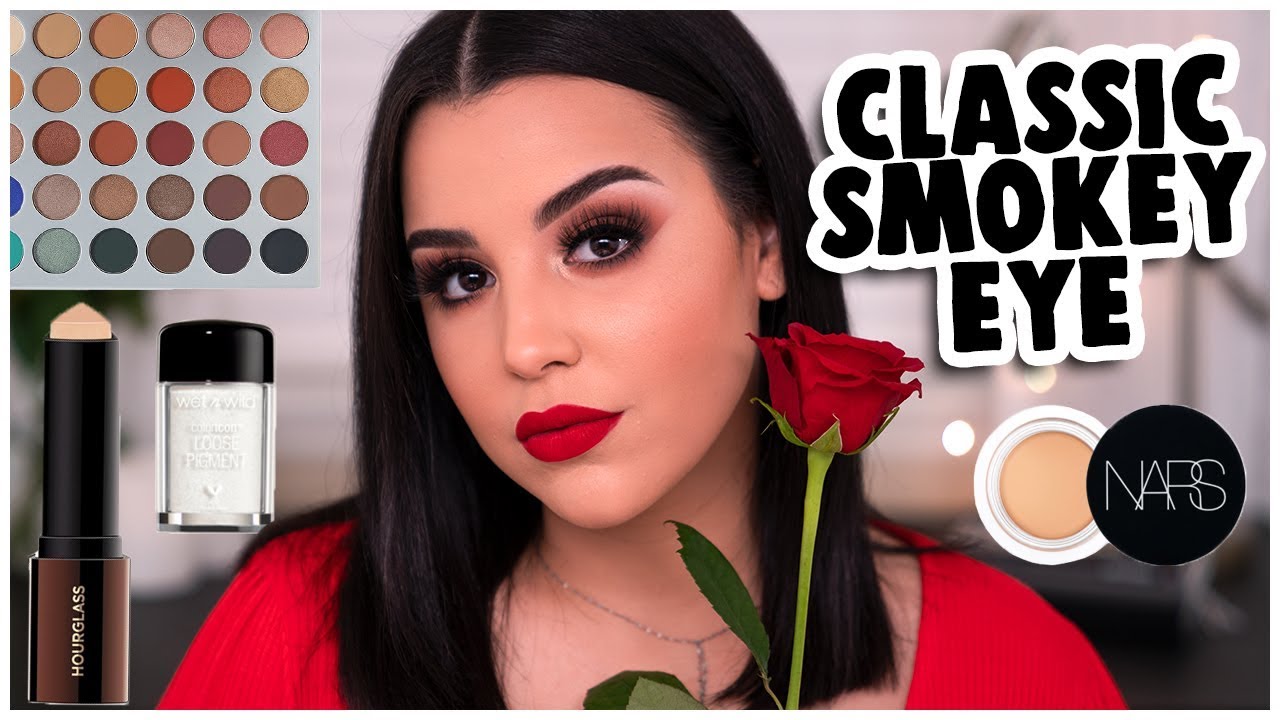 MY CLASSIC VALENTINES DAY MAKEUP LOOK!! SMOKEY & SULTRY MAKEUP TUTORIAL | MakeupByAmarie